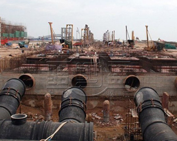 重慶市云陽縣防水套管焊接現(xiàn)場